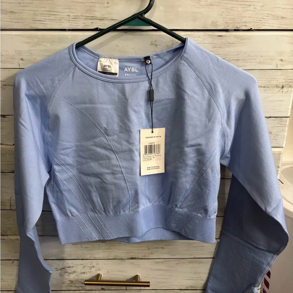 AYBL Women's Light Blue Crop Top